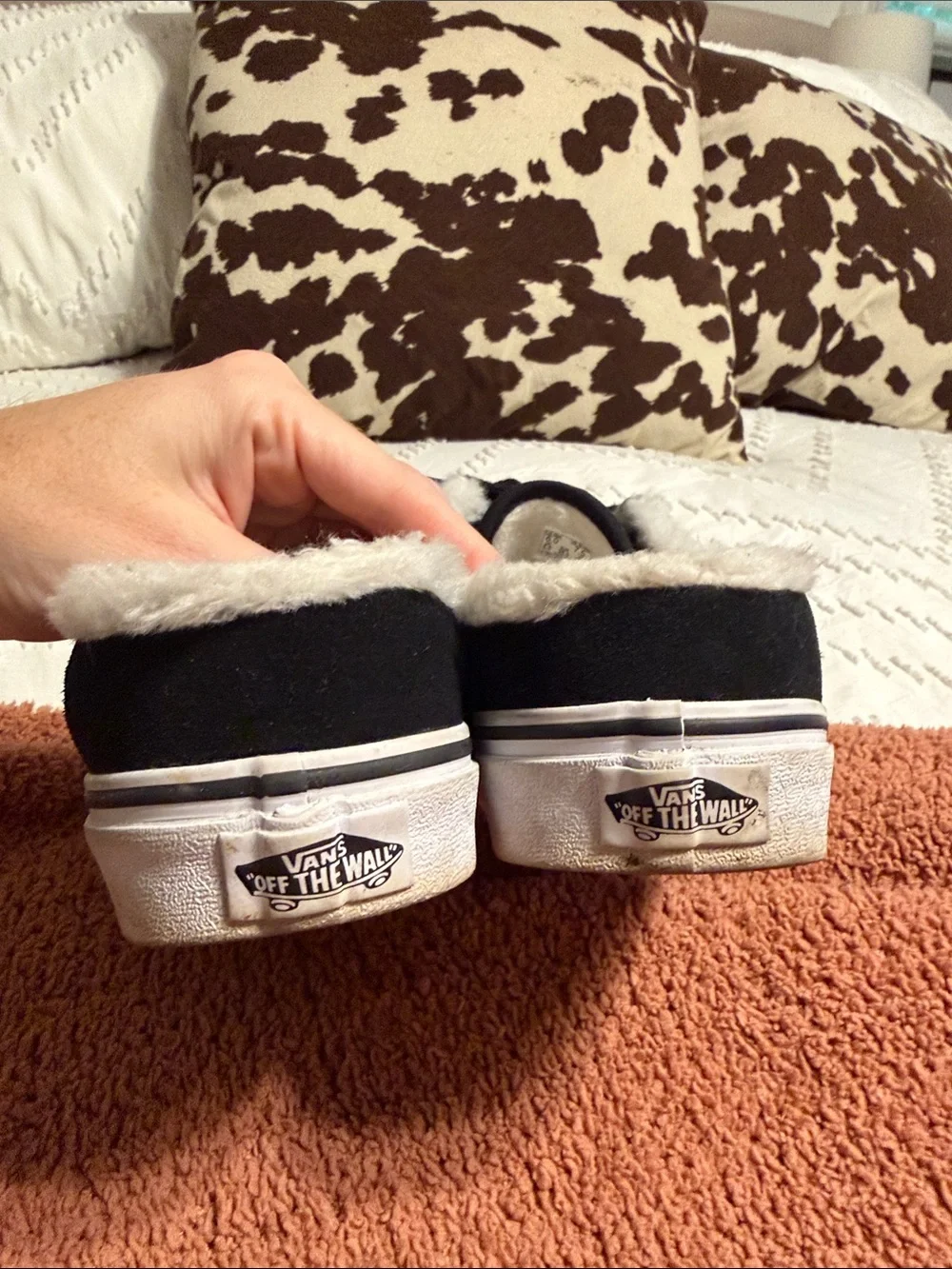 Vans Black Suede Old Skool Sneakers with White Stripe
